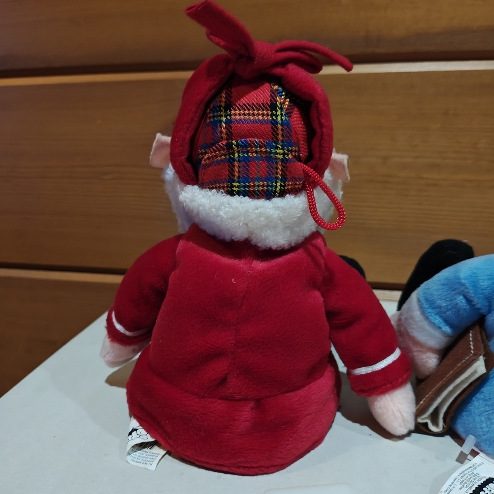 2 Stuffins Santa Hermie Talking Animated Plush Rudolph Reindeer 2000 Vintage F32 - Picture 7 of 11